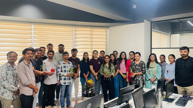 The Ambiw team celebrating World Environment Day together at the Workspace.
