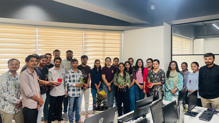 The Ambiw team celebrating World Environment Day together at the Workspace.
