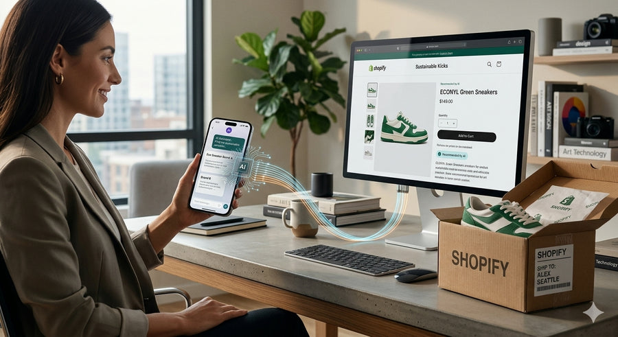 How AI shopping reaches a Shopify store